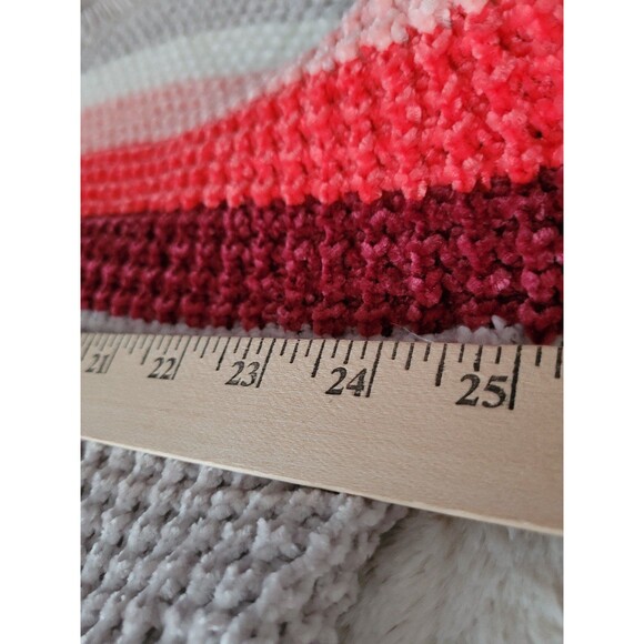 Express Sweater Womens Size Small Y2k Striped Beige Orange Knit - Picture 6 of 8